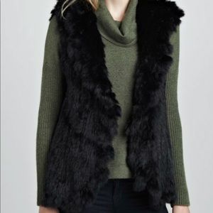 525 America: Real Rabbit Fur Vest; never been worn
